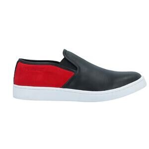 Neil Barrett black leather slip on Sneakers